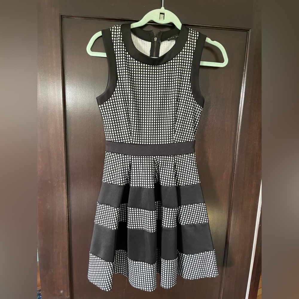 Black & gold fleck summer or cocktail dress